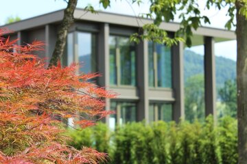 Sicht auf Bürogebäude