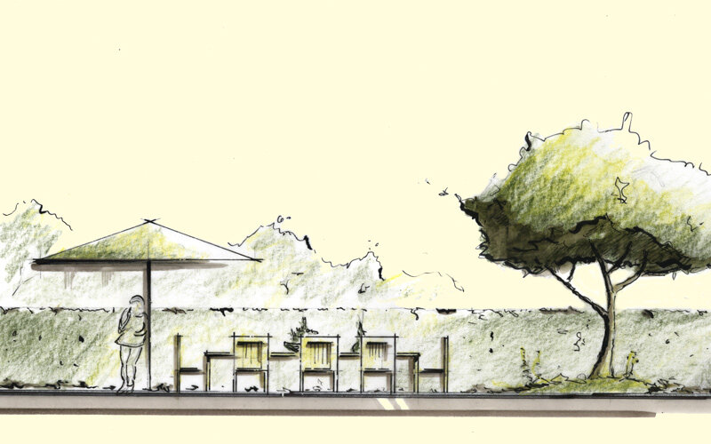 Visualisierung eines Gartens